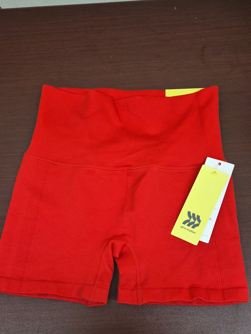 all in motion Red High-Waist Women’s Shorts